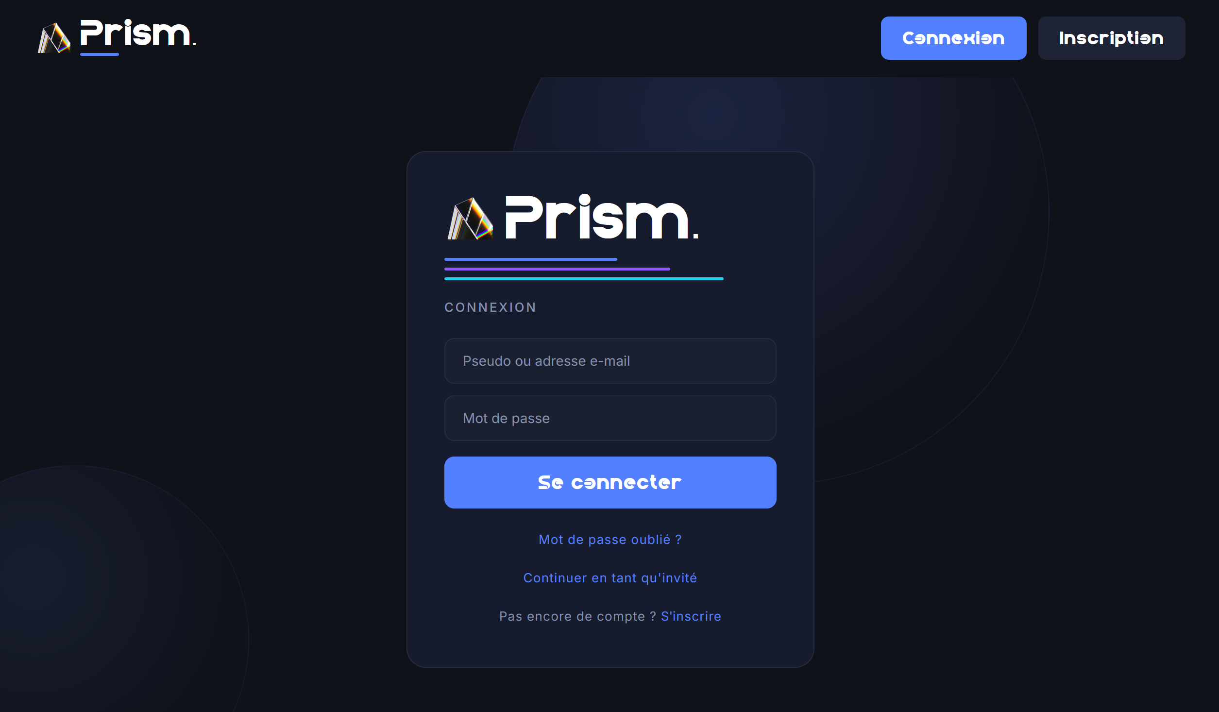 Connexion
